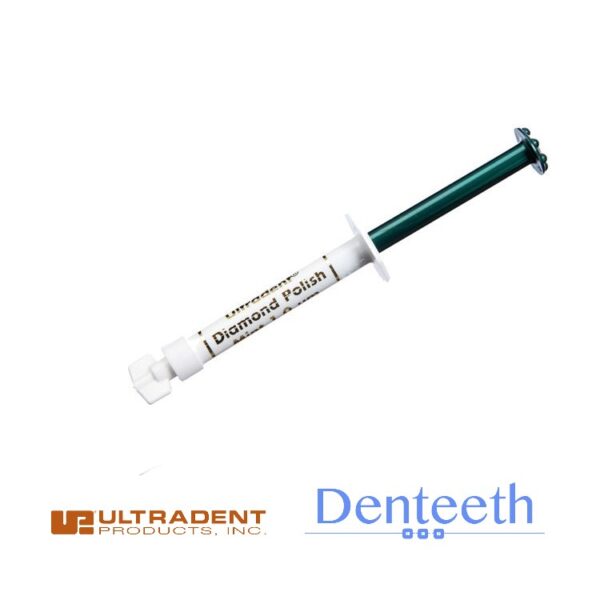 Ultradent Diamond Polishing Paste – Mint 0.5 Micrometer, 2 X 1.2ml Syringes